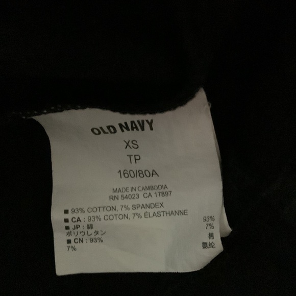 Old Navy Black A-Line Cotton Dress - Picture 7 of 7